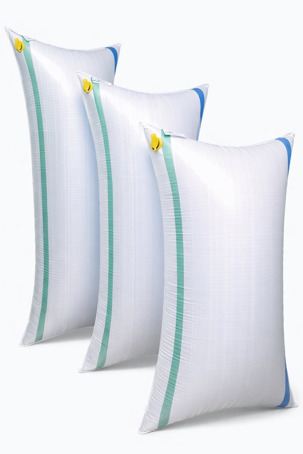 Inflatable air dunnage bags for load protection